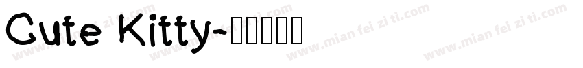 Cute Kitty字体转换